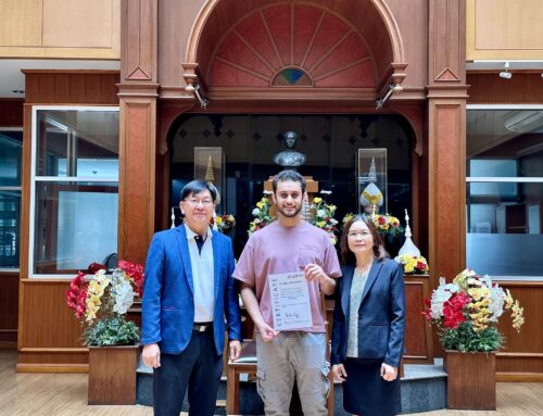 CIT Awards Certificate to French Exchange Student from CESI Engineering School