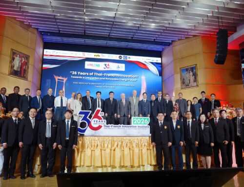 วิทยาลัยเทคโนโลยีอุตสาหกรรม มจพ. ร่วมยินดีและขับเคลื่อนเทคโนโลยีในงานครบรอบ 36 ปี สถาบันนวัตกรรมเทคโนโลยีไทย-ฝรั่งเศส