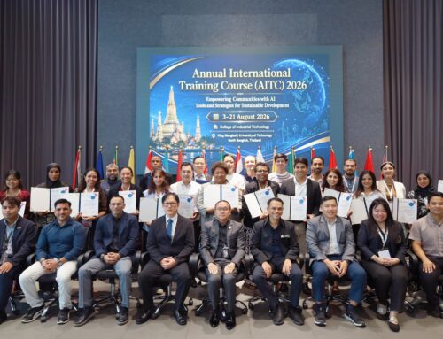 วิทยาลัยเทคโนโลยีอุตสาหกรรม มจพ. จัดโครงการฝึกอบรมนานาชาติ (AITC) ประจำปี 2569 มุ่งส่งเสริมการประยุกต์ใช้ AI เพื่อการพัฒนาที่ยั่งยืน