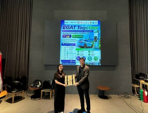 EGAT Academy ร่วมกับฝ่ายส่งเสริมงานวิจัยและนวัตกรรม วิทยาลัยเทคโนโลยีอุตสาหกรรม มจพ. จัดโครงการถ่ายทอดความรู้ด้าน สถานีอัดประจุยานยนต์ไฟฟ้า